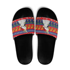 Sulphur-crested Cockatoo Australia Christmas Slide Sandals Aussie Xmas Beach Vibes - Aussie Hoodie