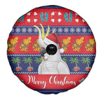 Sulphur-crested Cockatoo Australia Christmas Spare Tire Cover Aussie Xmas Beach Vibes - Aussie Hoodie