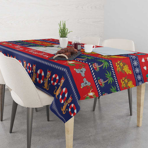 Sulphur-crested Cockatoo Australia Christmas Tablecloth Aussie Xmas Beach Vibes - Aussie Hoodie