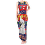 Sulphur-crested Cockatoo Australia Christmas Tank Maxi Dress Aussie Xmas Beach Vibes - Aussie Hoodie