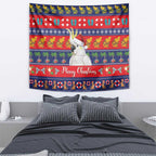 Sulphur-crested Cockatoo Australia Christmas Tapestry Aussie Xmas Beach Vibes - Aussie Hoodie
