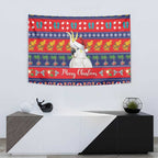 Sulphur-crested Cockatoo Australia Christmas Tapestry Aussie Xmas Beach Vibes - Aussie Hoodie