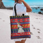 Sulphur-crested Cockatoo Australia Christmas Tote Bag Aussie Xmas Beach Vibes - Aussie Hoodie