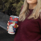 Sulphur-crested Cockatoo Australia Christmas Tumbler Cup Aussie Xmas Beach Vibes - Aussie Hoodie