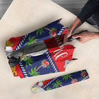 Sulphur-crested Cockatoo Australia Christmas Umbrella Aussie Xmas Beach Vibes - Aussie Hoodie