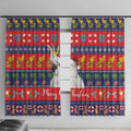 Sulphur-crested Cockatoo Australia Christmas Window Curtain Aussie Xmas Beach Vibes - Aussie Hoodie