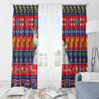 Sulphur-crested Cockatoo Australia Christmas Window Curtain Aussie Xmas Beach Vibes - Aussie Hoodie