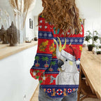 Sulphur-crested Cockatoo Australia Christmas Women Casual Shirt Aussie Xmas Beach Vibes - Aussie Hoodie