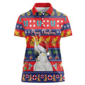 Sulphur-crested Cockatoo Australia Christmas Women Polo Shirt Aussie Xmas Beach Vibes - Aussie Hoodie
