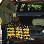 Taranaki Custom Rugby New Zealand Travel Bag Aotearoa Maori Pukana Tiki Mascot
