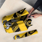 Taranaki Custom Rugby New Zealand Umbrella Aotearoa Maori Pukana Tiki Mascot