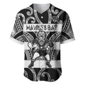 Hawke's Bay Custom Rugby New Zealand Baseball Jersey Aotearoa Maori Pukana Tiki Mascot