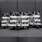 Hawke's Bay Custom Rugby New Zealand Pillow Cover Aotearoa Maori Pukana Tiki Mascot