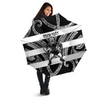 Hawke's Bay Custom Rugby New Zealand Umbrella Aotearoa Maori Pukana Tiki Mascot