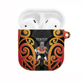 Waikato Custom Rugby New Zealand AirPods Case Aotearoa Maori Pukana Tiki Mascot