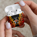 Waikato Custom Rugby New Zealand AirPods Case Aotearoa Maori Pukana Tiki Mascot