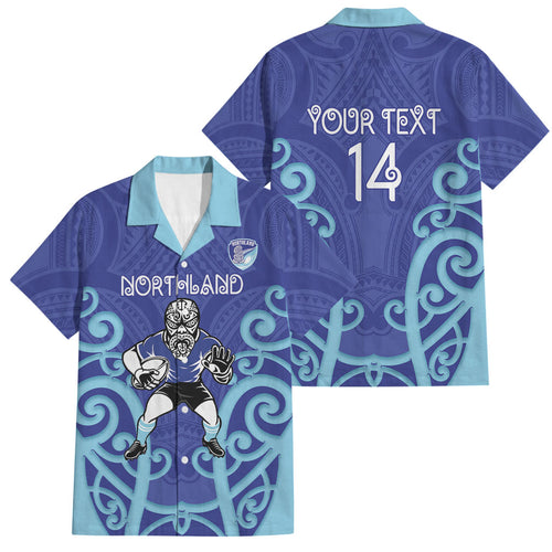Northland Custom Rugby New Zealand Family Matching Short Sleeve Bodycon Dress and Hawaiian Shirt Aotearoa Maori Pukana Tiki Mascot