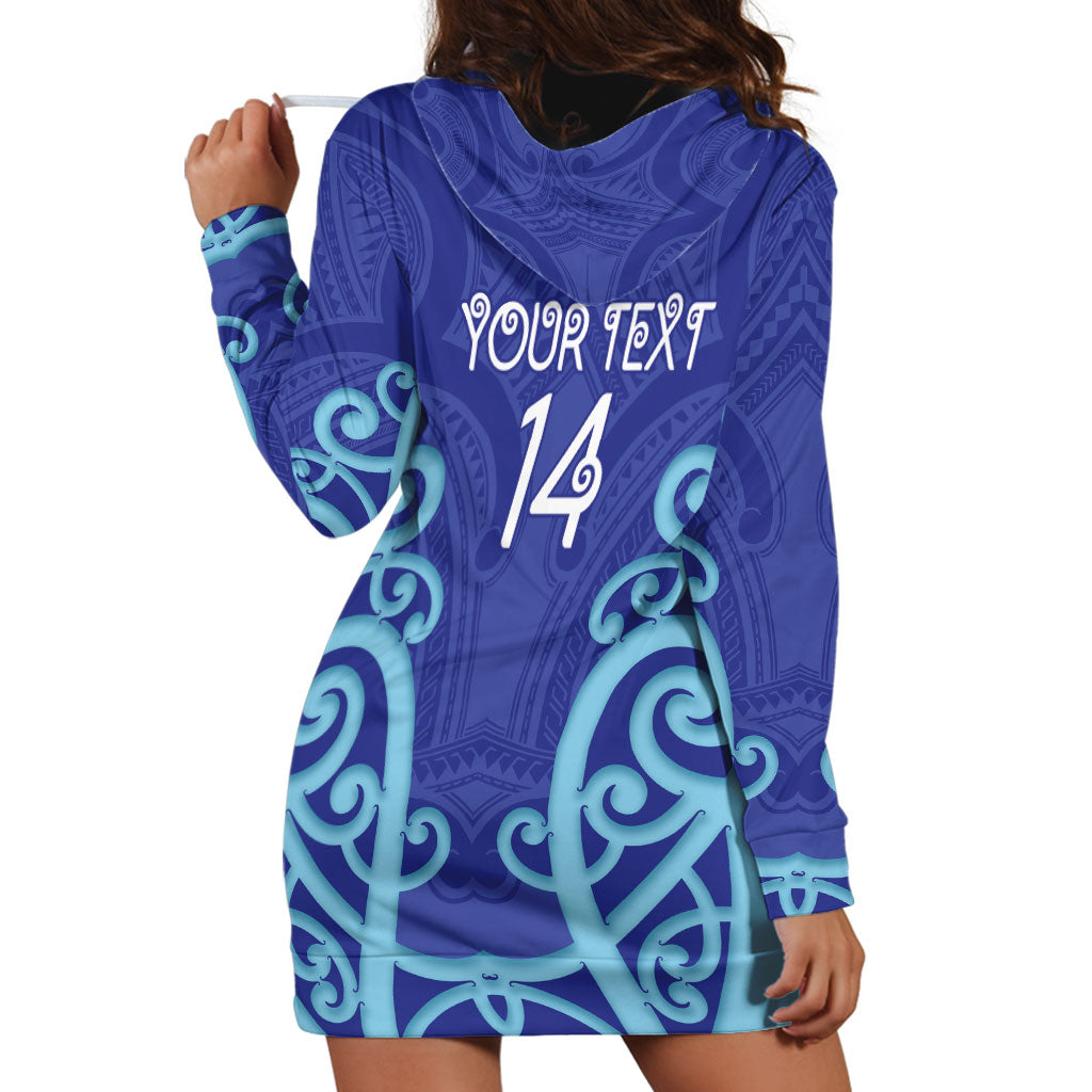 Northland Custom Rugby New Zealand Hoodie Dress Aotearoa Maori Pukana Tiki Mascot