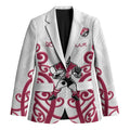 North Harbour Custom Rugby New Zealand Blazer Aotearoa Maori Pukana Tiki Mascot