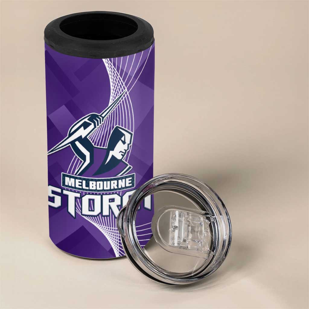 Storm And Panthers Rugby 2024 4 in 1 Can Cooler Tumbler Go Champions Grand Final Dynamic Style