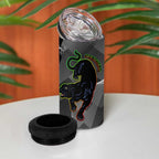 Storm And Panthers Rugby 2024 4 in 1 Can Cooler Tumbler Go Champions Grand Final Dynamic Style