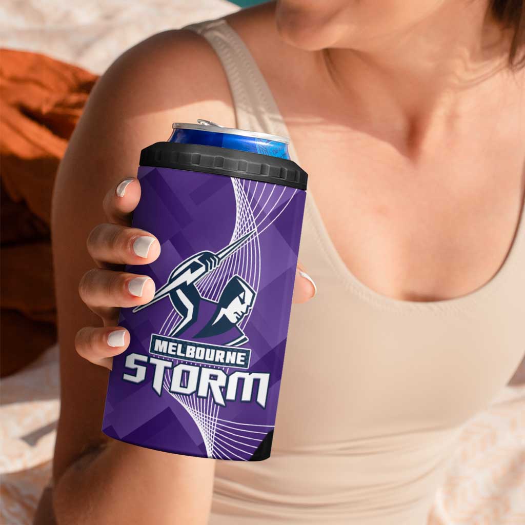 Storm And Panthers Rugby 2024 4 in 1 Can Cooler Tumbler Go Champions Grand Final Dynamic Style