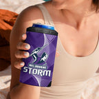 Storm And Panthers Rugby 2024 4 in 1 Can Cooler Tumbler Go Champions Grand Final Dynamic Style