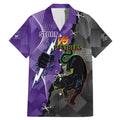 Personalised Storm And Panthers Rugby 2024 Family Matching Mermaid Dress and Hawaiian Shirt Go Champions Grand Final Dynamic Style