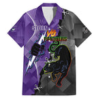Personalised Storm And Panthers Rugby 2024 Family Matching Mermaid Dress and Hawaiian Shirt Go Champions Grand Final Dynamic Style