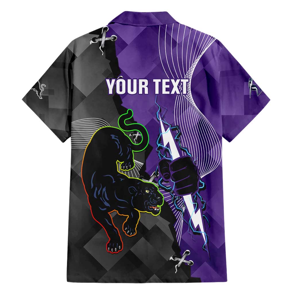 Personalised Storm And Panthers Rugby 2024 Hawaiian Shirt Go Champions Grand Final Dynamic Style