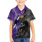 Personalised Storm And Panthers Rugby 2024 Hawaiian Shirt Go Champions Grand Final Dynamic Style