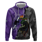 Personalised Storm And Panthers Rugby 2024 Hoodie Go Champions Grand Final Dynamic Style