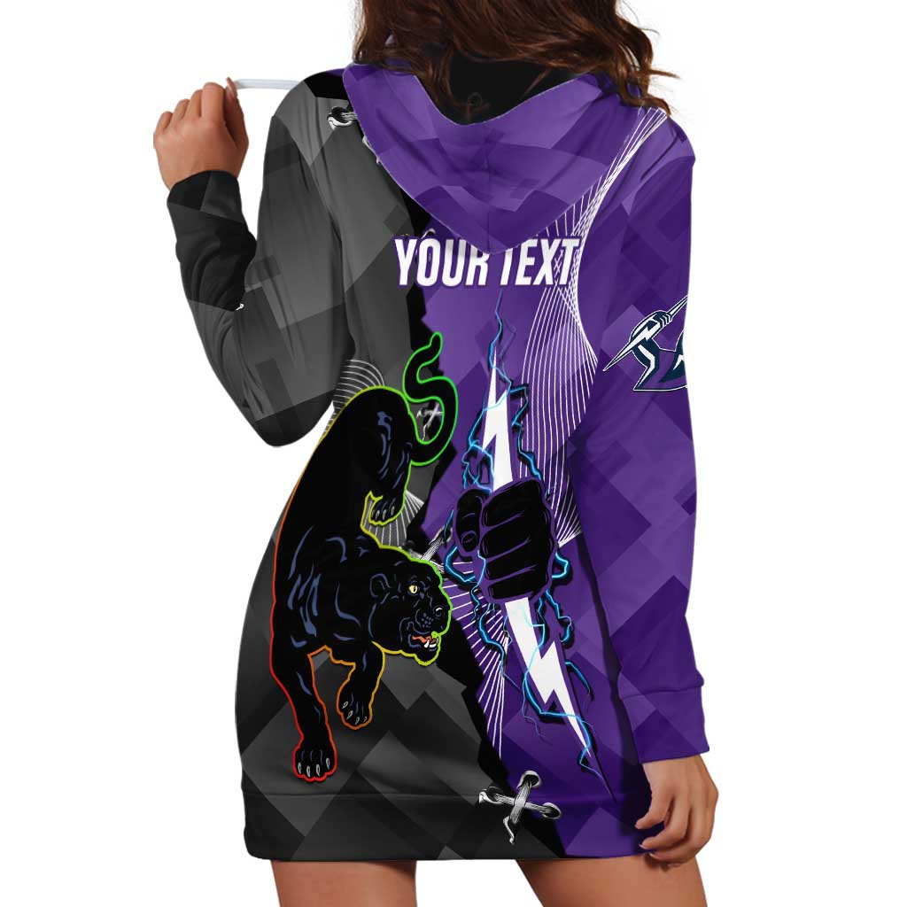 Personalised Storm And Panthers Rugby 2024 Hoodie Dress Go Champions Grand Final Dynamic Style