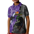 Personalised Storm And Panthers Rugby 2024 Kid Polo Shirt Go Champions Grand Final Dynamic Style
