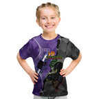 Personalised Storm And Panthers Rugby 2024 Kid T Shirt Go Champions Grand Final Dynamic Style