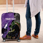 Personalised Storm And Panthers Rugby 2024 Luggage Cover Go Champions Grand Final Dynamic Style