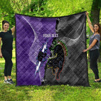 Personalised Storm And Panthers Rugby 2024 Quilt Go Champions Grand Final Dynamic Style