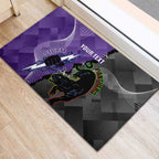 Personalised Storm And Panthers Rugby 2024 Rubber Doormat Go Champions Grand Final Dynamic Style