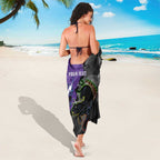 Personalised Storm And Panthers Rugby 2024 Sarong Go Champions Grand Final Dynamic Style