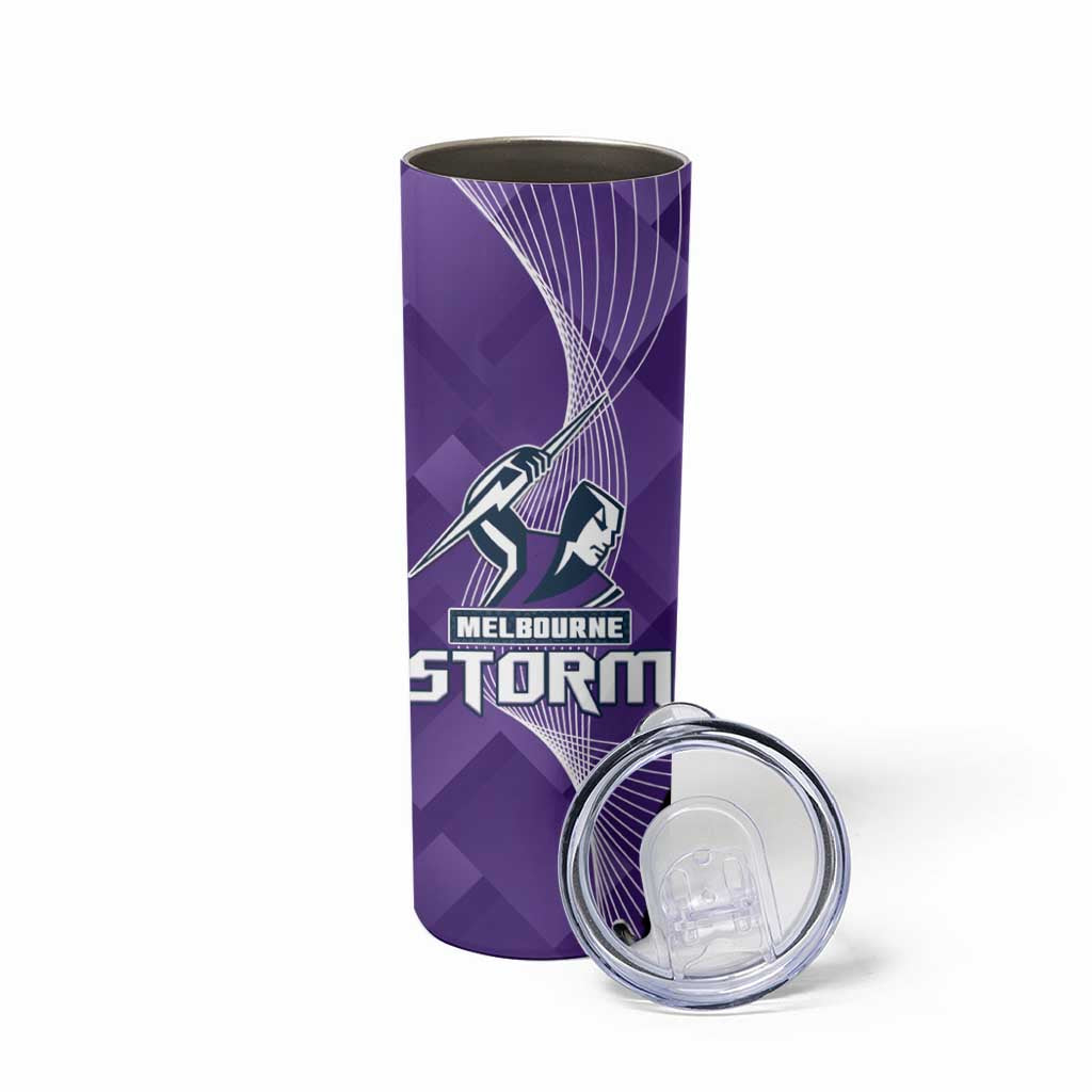 Storm And Panthers Rugby 2024 Skinny Tumbler Go Champions Grand Final Dynamic Style