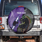 Personalised Storm And Panthers Rugby 2024 Spare Tire Cover Go Champions Grand Final Dynamic Style