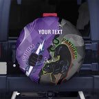 Personalised Storm And Panthers Rugby 2024 Spare Tire Cover Go Champions Grand Final Dynamic Style