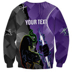 Personalised Storm And Panthers Rugby 2024 Sweatshirt Go Champions Grand Final Dynamic Style