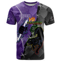 Personalised Storm And Panthers Rugby 2024 T Shirt Go Champions Grand Final Dynamic Style