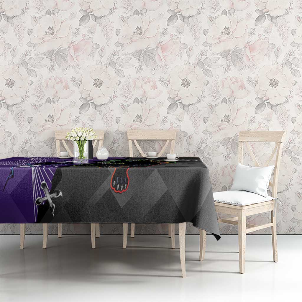 Personalised Storm And Panthers Rugby 2024 Tablecloth Go Champions Grand Final Dynamic Style
