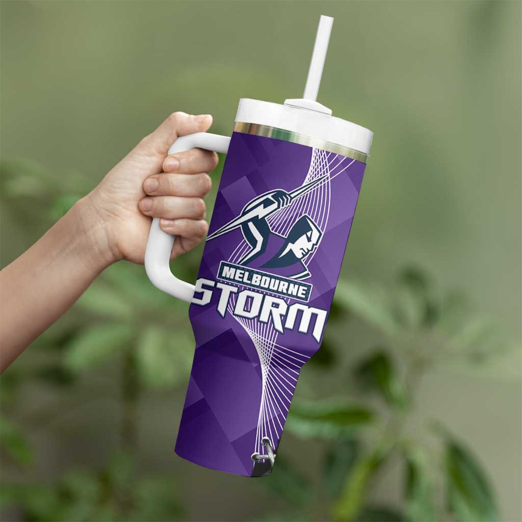 Storm And Panthers Rugby 2024 Tumbler With Handle Go Champions Grand Final Dynamic Style