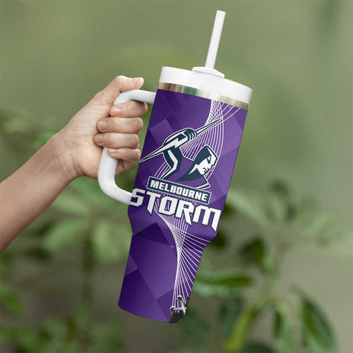 Storm And Panthers Rugby 2024 Tumbler With Handle Go Champions Grand Final Dynamic Style