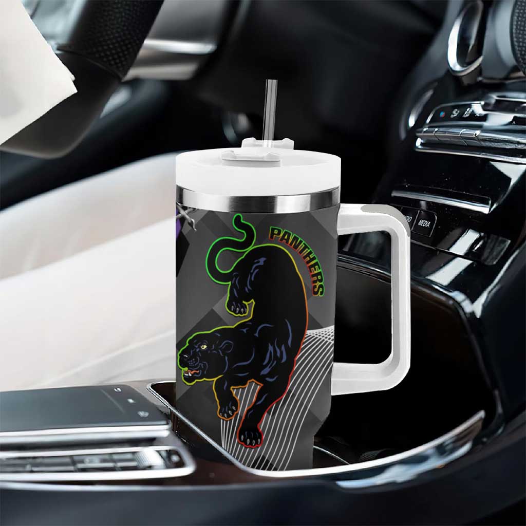 Storm And Panthers Rugby 2024 Tumbler With Handle Go Champions Grand Final Dynamic Style