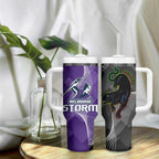 Storm And Panthers Rugby 2024 Tumbler With Handle Go Champions Grand Final Dynamic Style