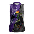 Personalised Storm And Panthers Rugby 2024 Women Sleeveless Polo Shirt Go Champions Grand Final Dynamic Style